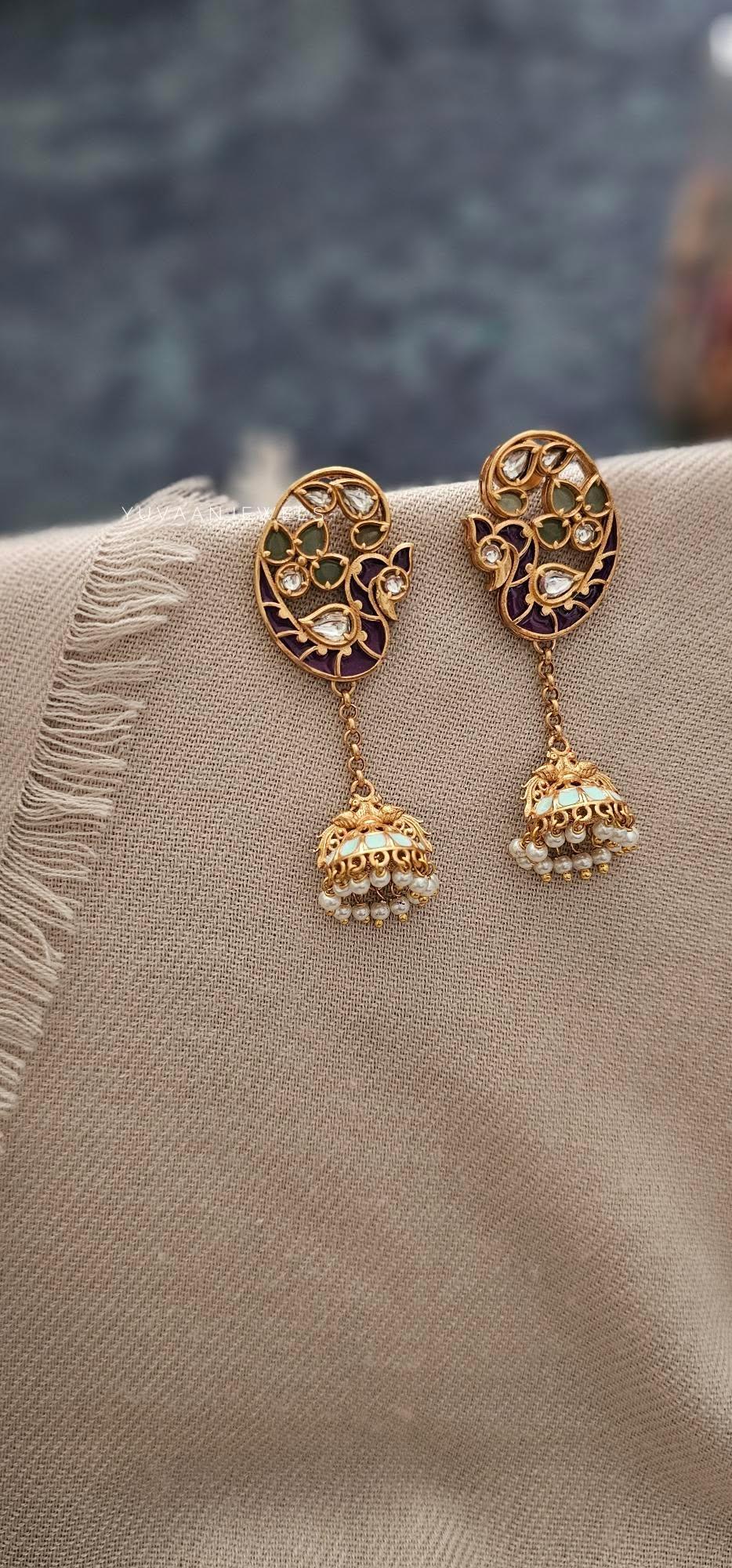 Miyur handcrafted jhumki