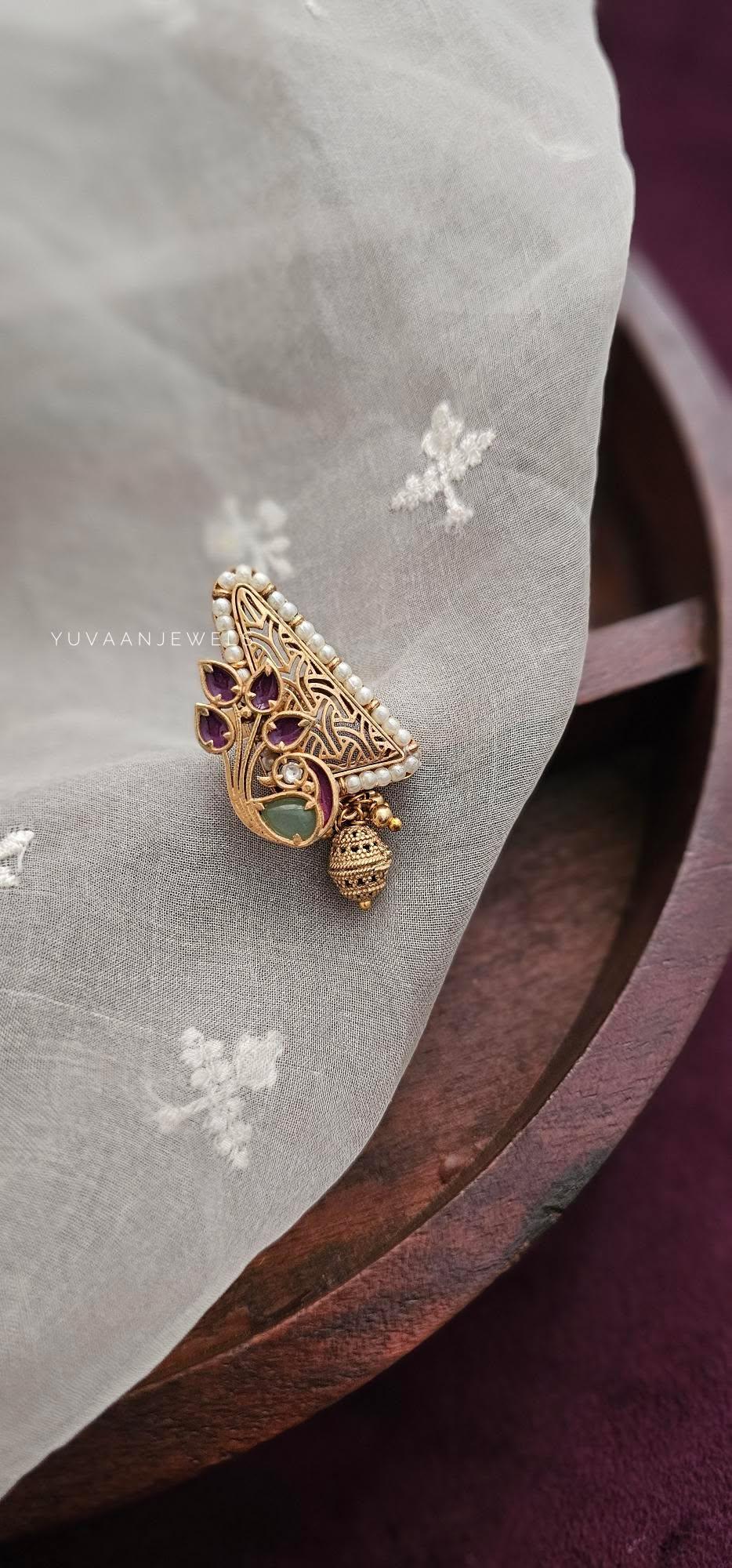 Triya handcrafted ring Thumbnail