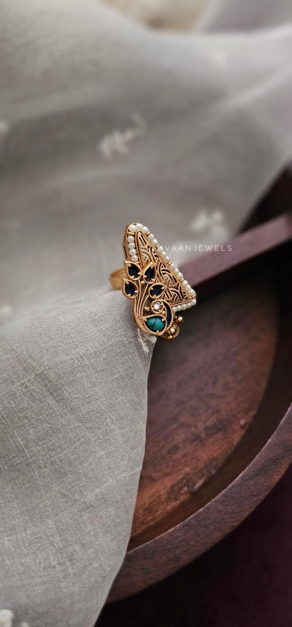 Triya handcrafted ring Thumbnail