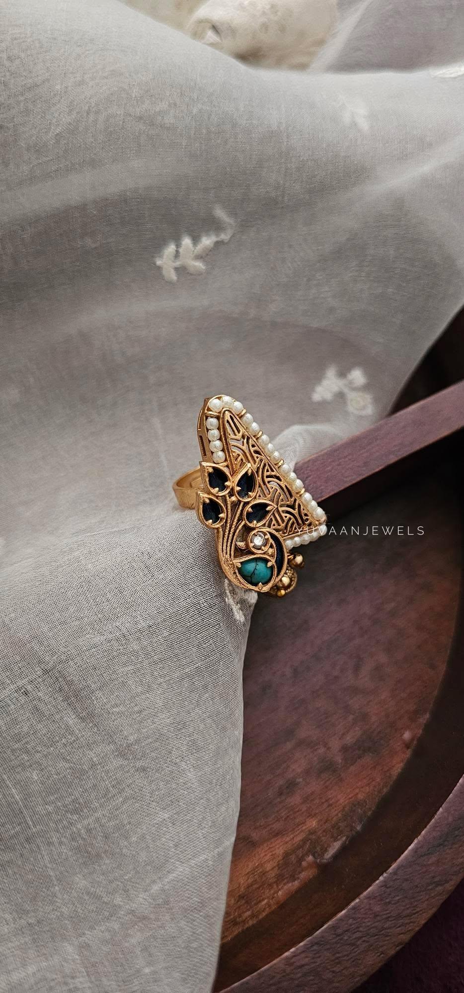 Triya handcrafted ring Thumbnail