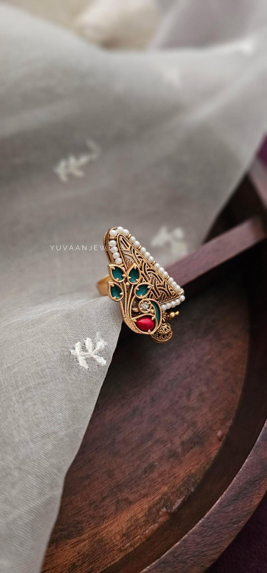 Triya handcrafted ring Thumbnail