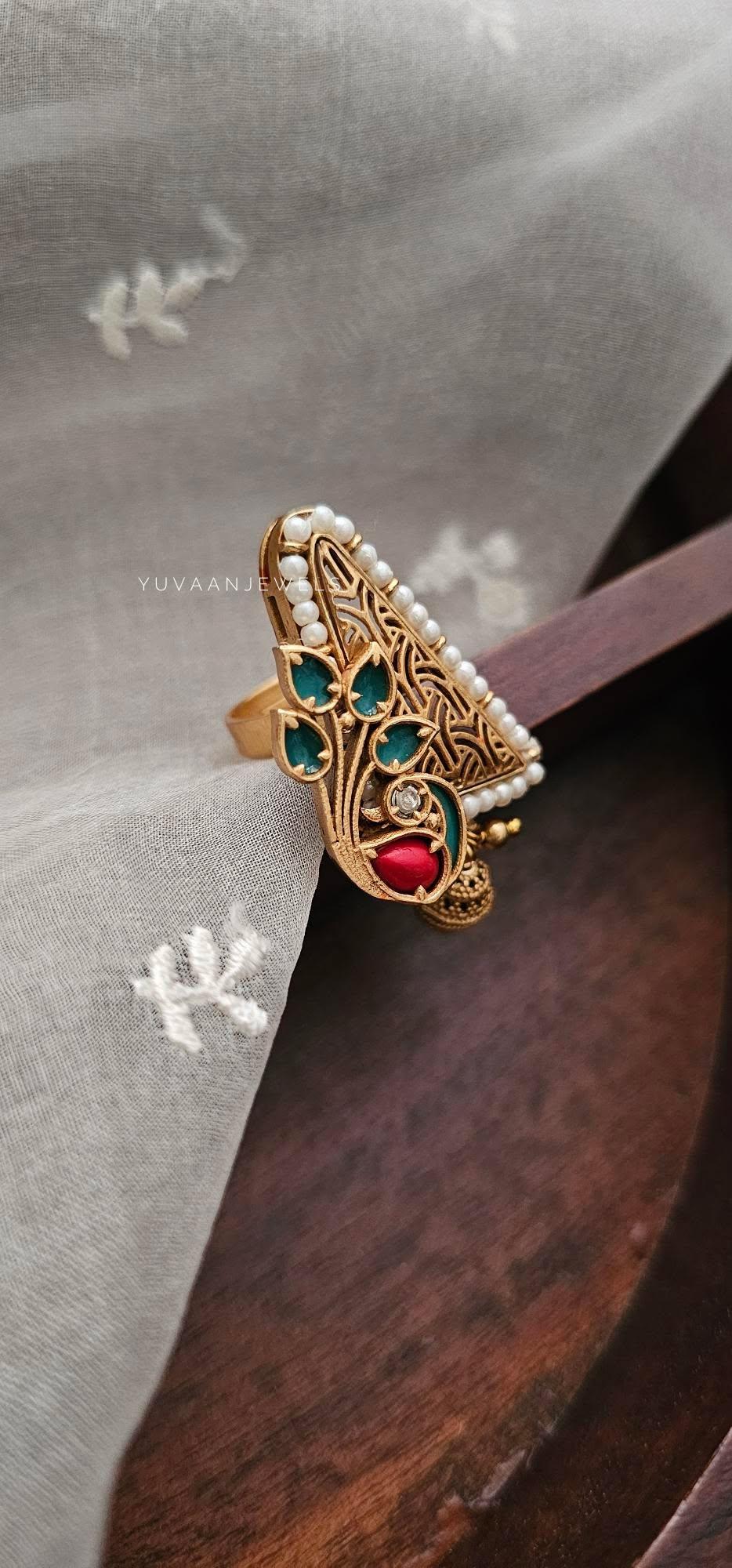 Triya handcrafted ring Thumbnail