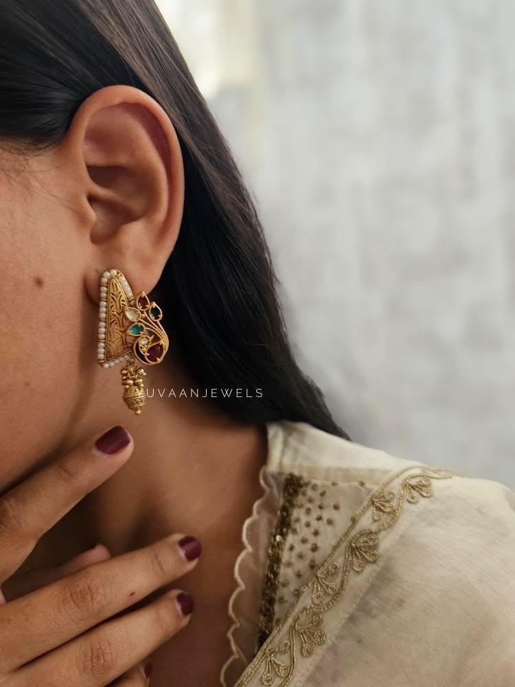 Triya handcrafted earrings