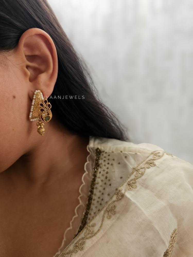 Triya handcrafted earrings