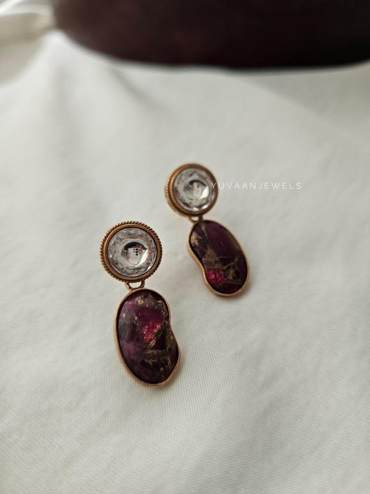 Dione semi-precious stone necklace Thumbnail