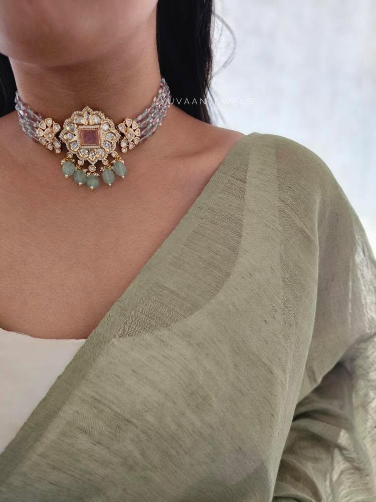 Manzil polki choker Thumbnail