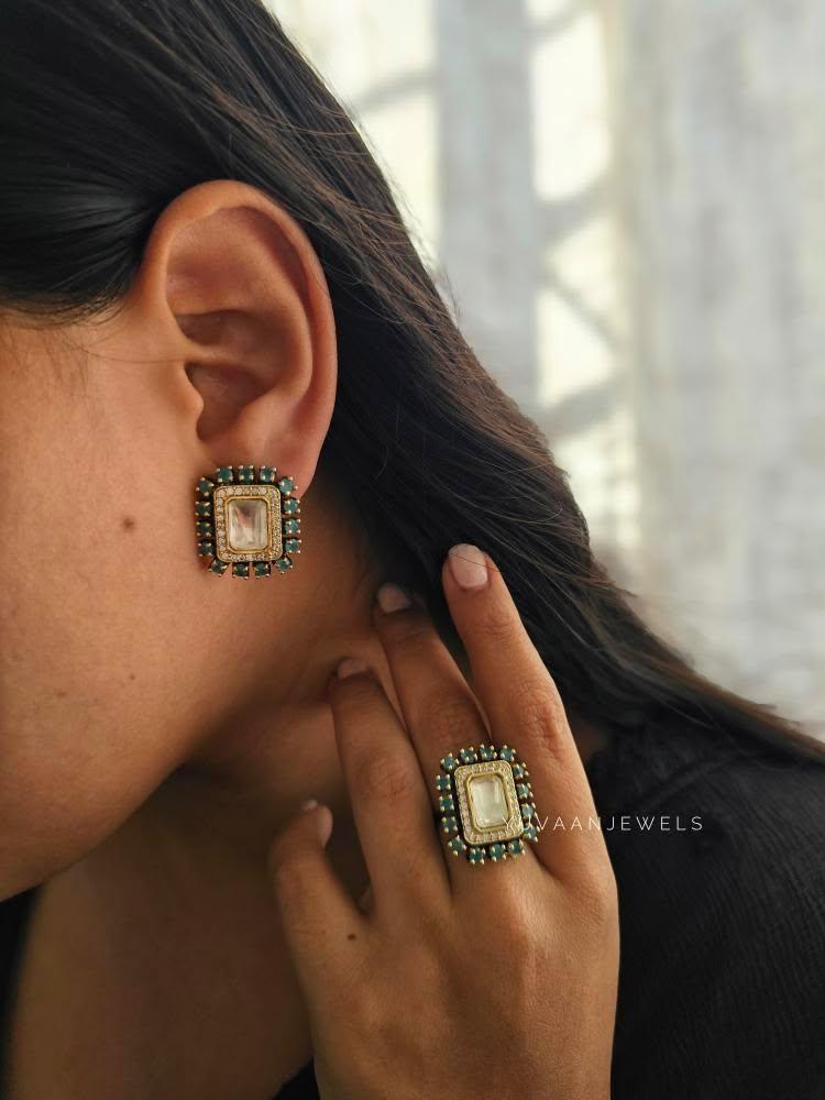 Eina polki studs Thumbnail