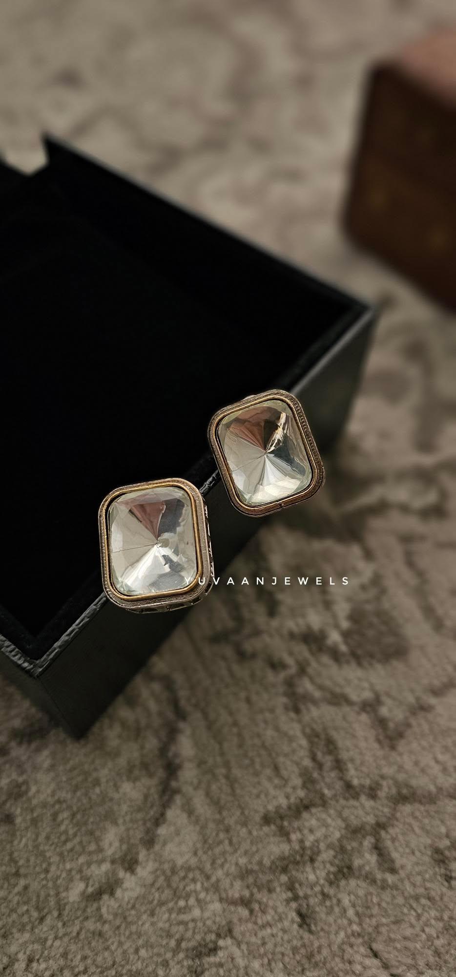 Ziyaan polki studs Thumbnail