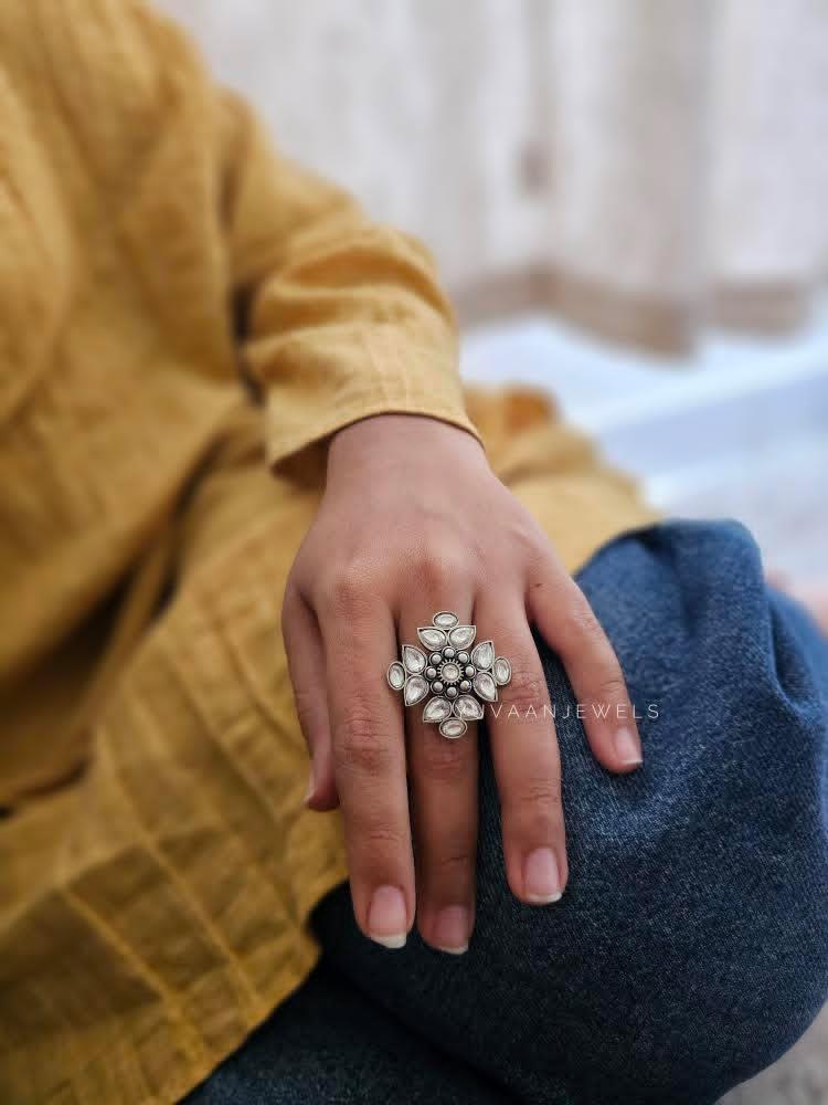 Nikhaat adjustable ring Thumbnail
