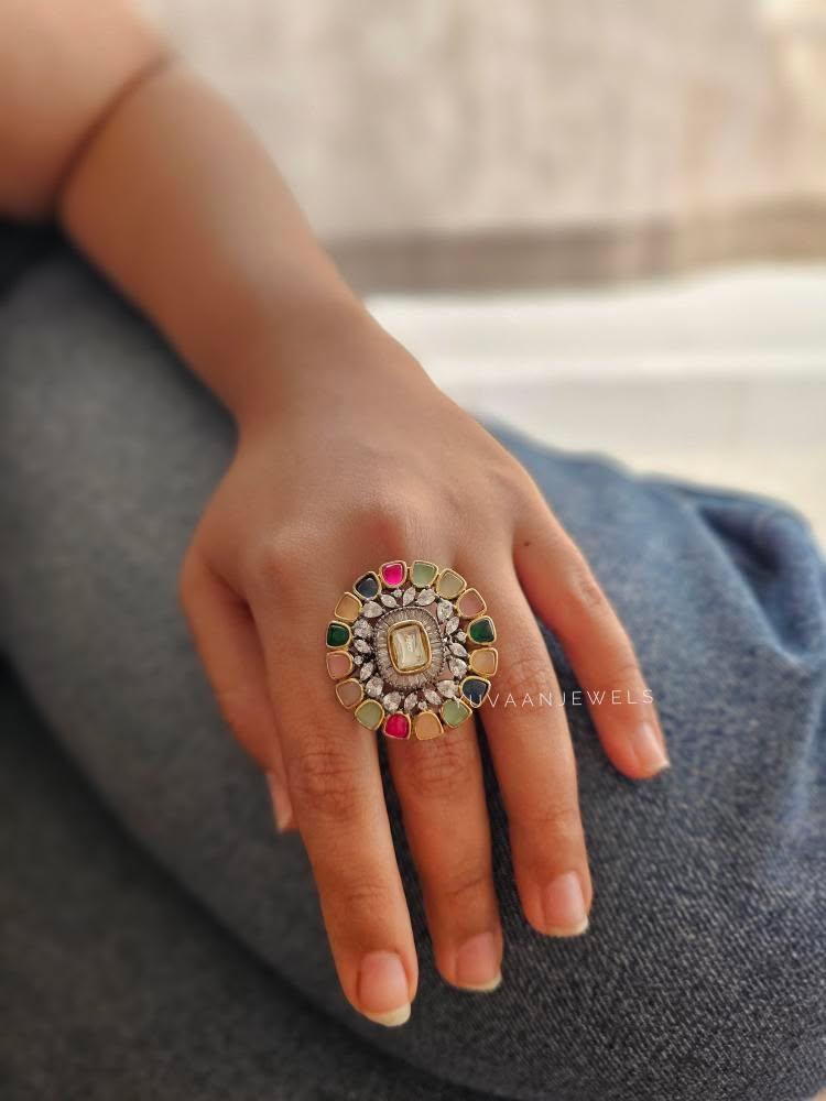 Paakhi polki ring Thumbnail