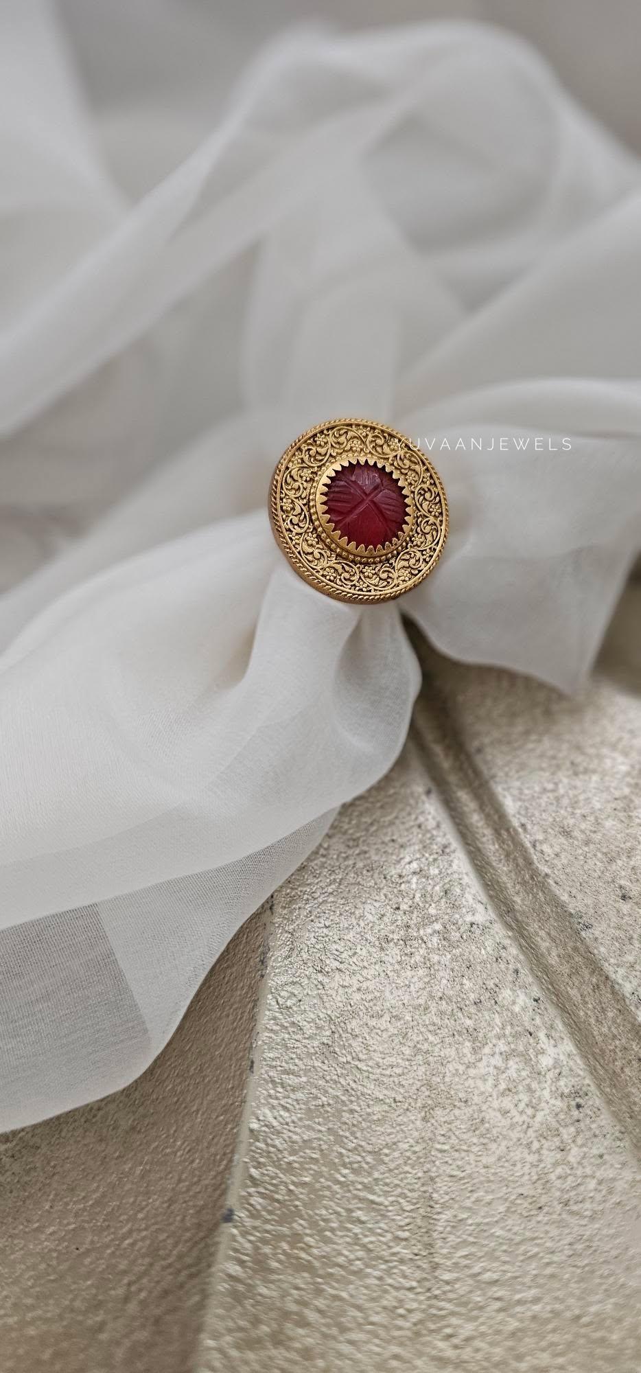 Uditya handcrafted ring Thumbnail