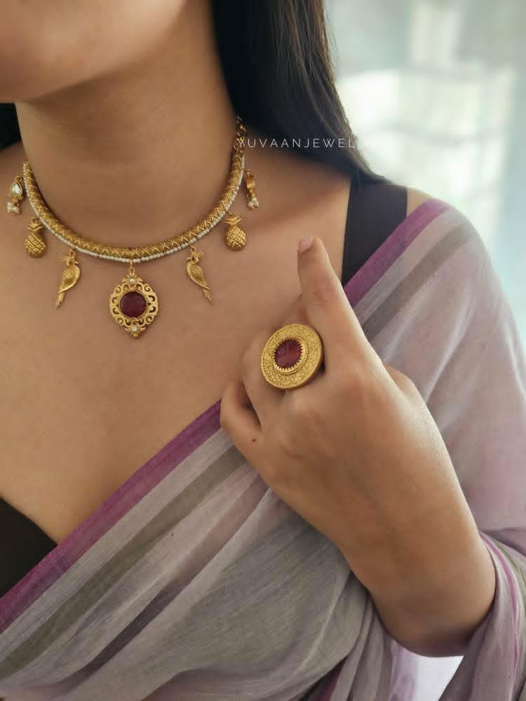 Uditya handcrafted ring Thumbnail