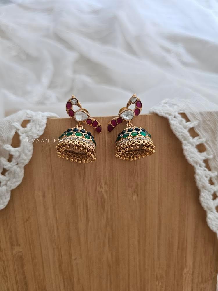 Panchi handcrafted jhumki Thumbnail