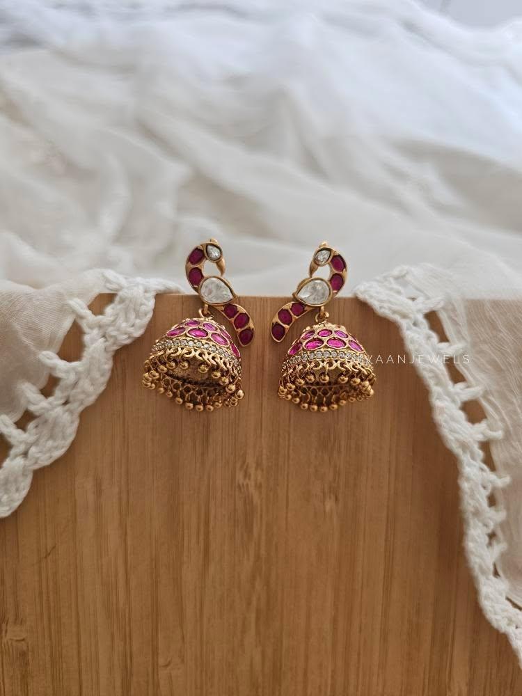 Panchi handcrafted jhumki Thumbnail