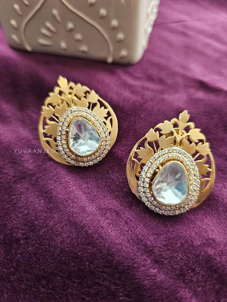 Naomi polki studs Thumbnail