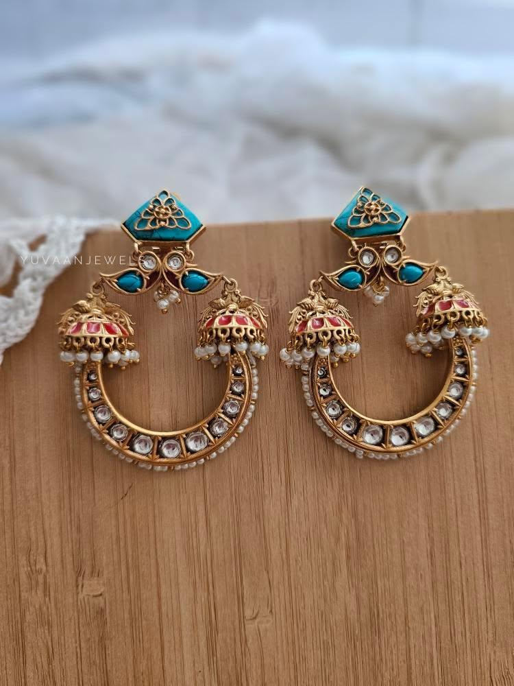 Shazia handcrafted earrings Thumbnail
