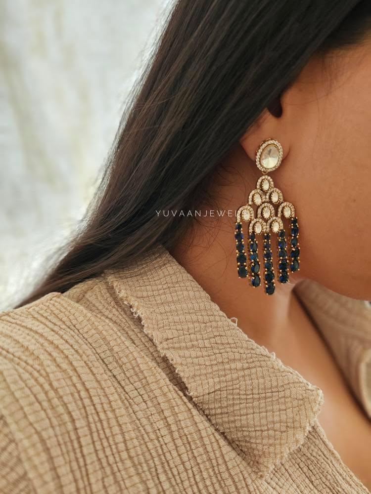 Maliah polki earrings Thumbnail