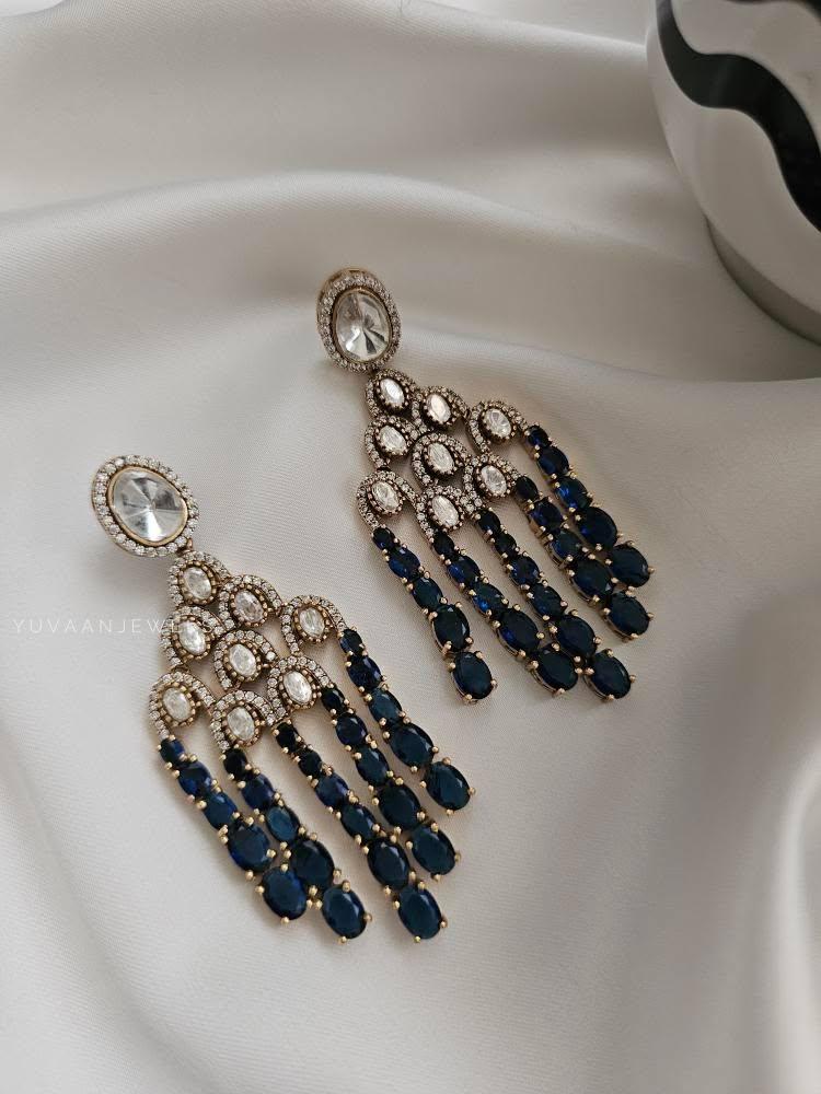 Maliah polki earrings Thumbnail