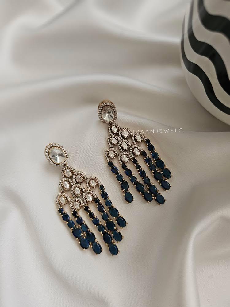 Maliah polki earrings Thumbnail