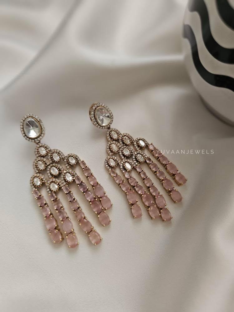 Maliah polki earrings Thumbnail
