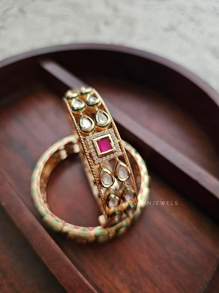 Lilavati polki bangles Thumbnail
