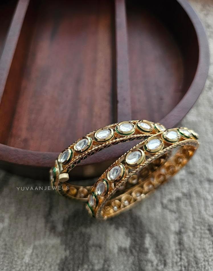 Parijat polki bangles Thumbnail