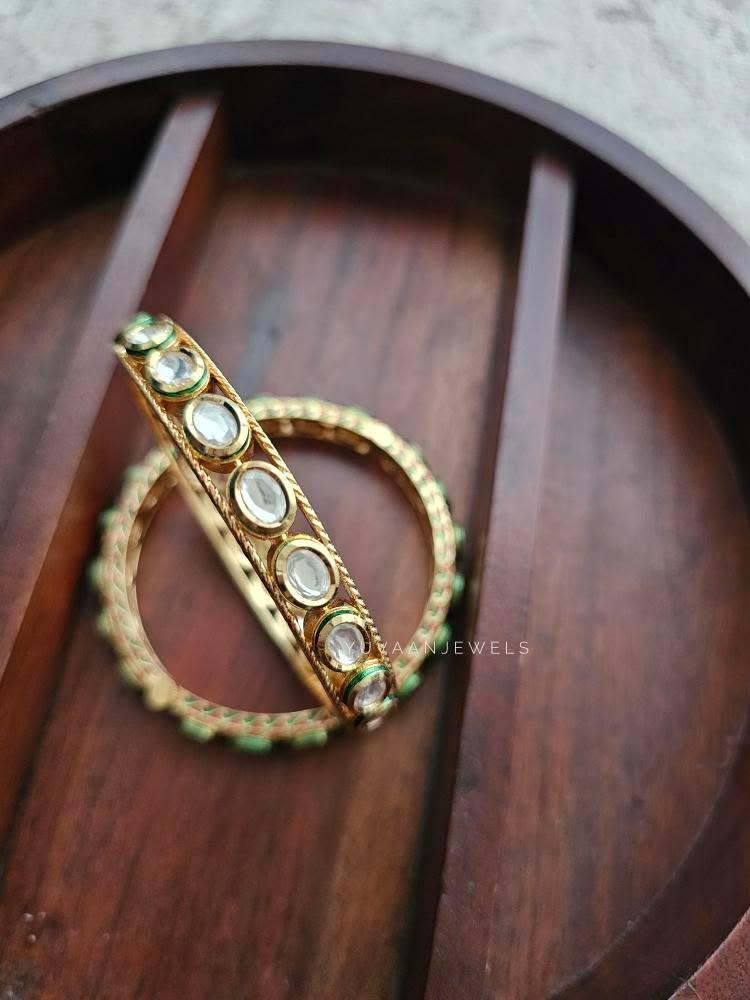 Parijat polki bangles Thumbnail