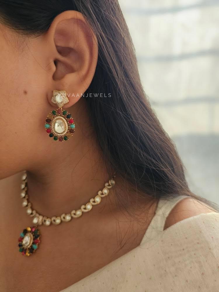 Arunika polki necklace Thumbnail