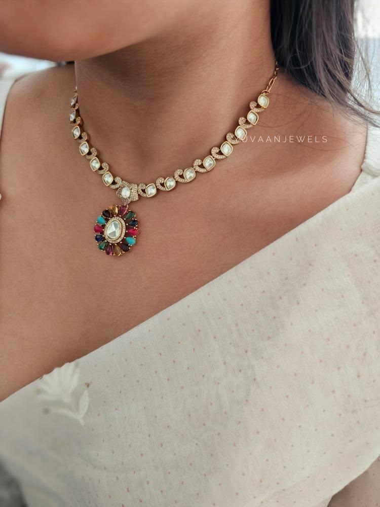 Arunika polki necklace Thumbnail