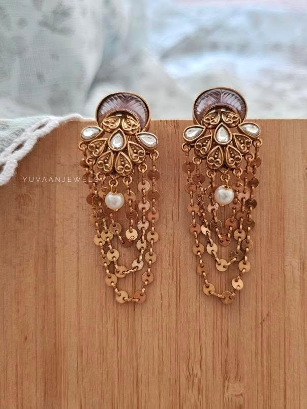 Rahi handcrafted earrings Thumbnail