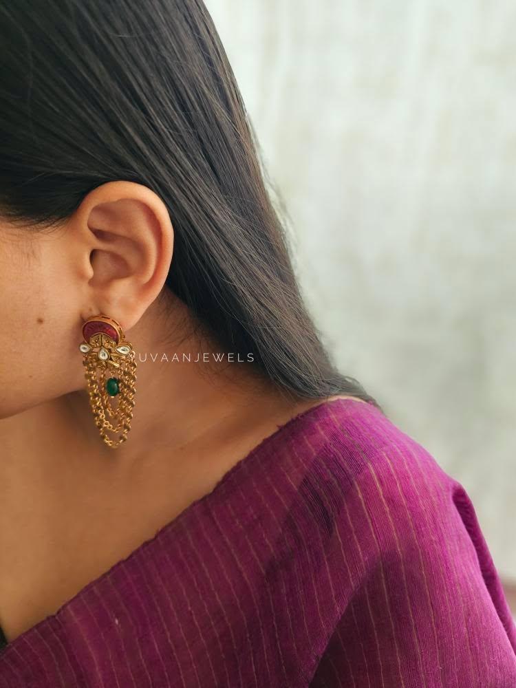 Rahi handcrafted earrings Thumbnail