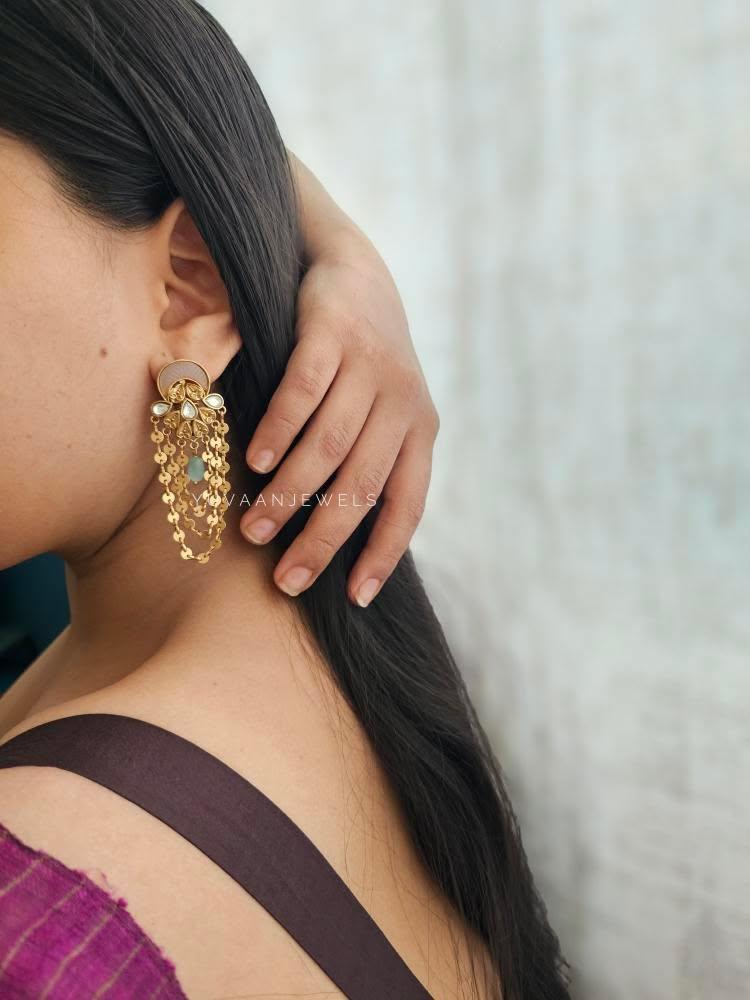 Rahi handcrafted earrings Thumbnail