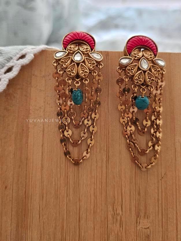 Rahi handcrafted earrings Thumbnail