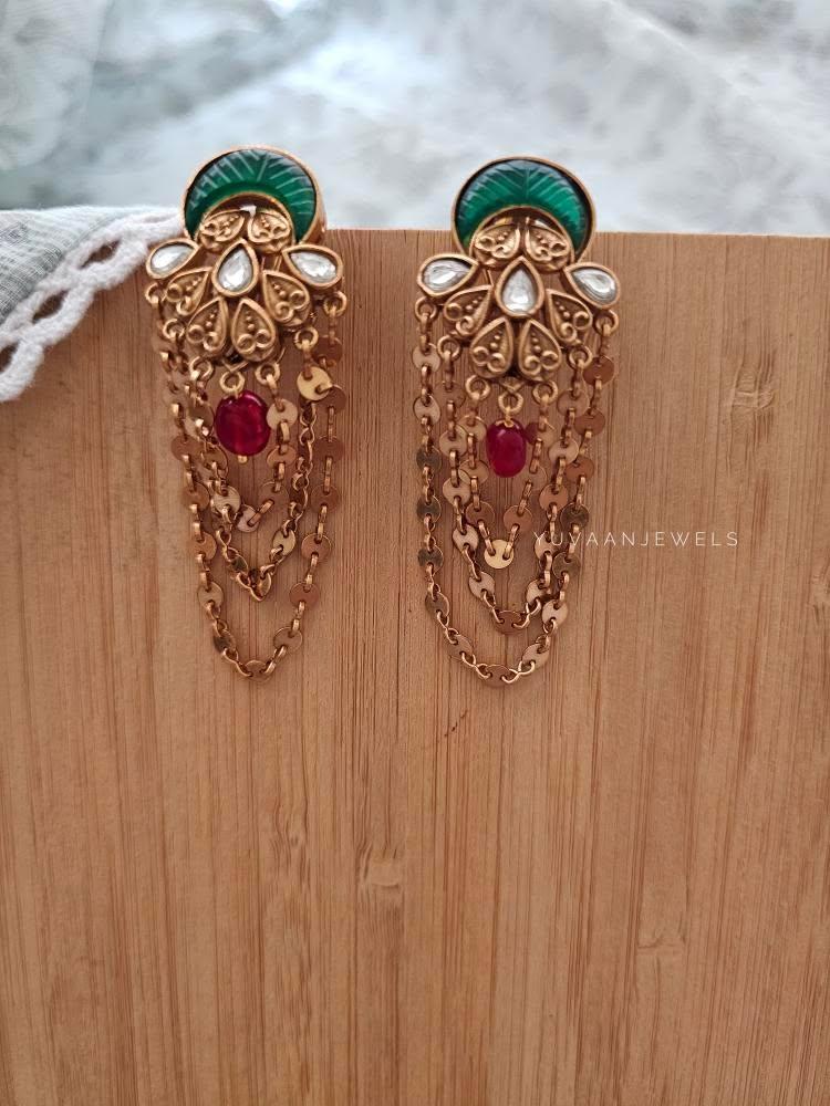 Rahi handcrafted earrings Thumbnail