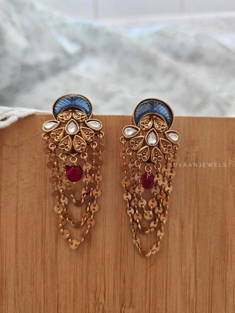 Rahi handcrafted earrings Thumbnail