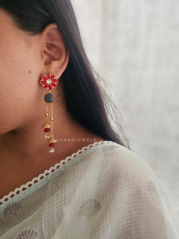 Jayanti handcrafted earrings Thumbnail