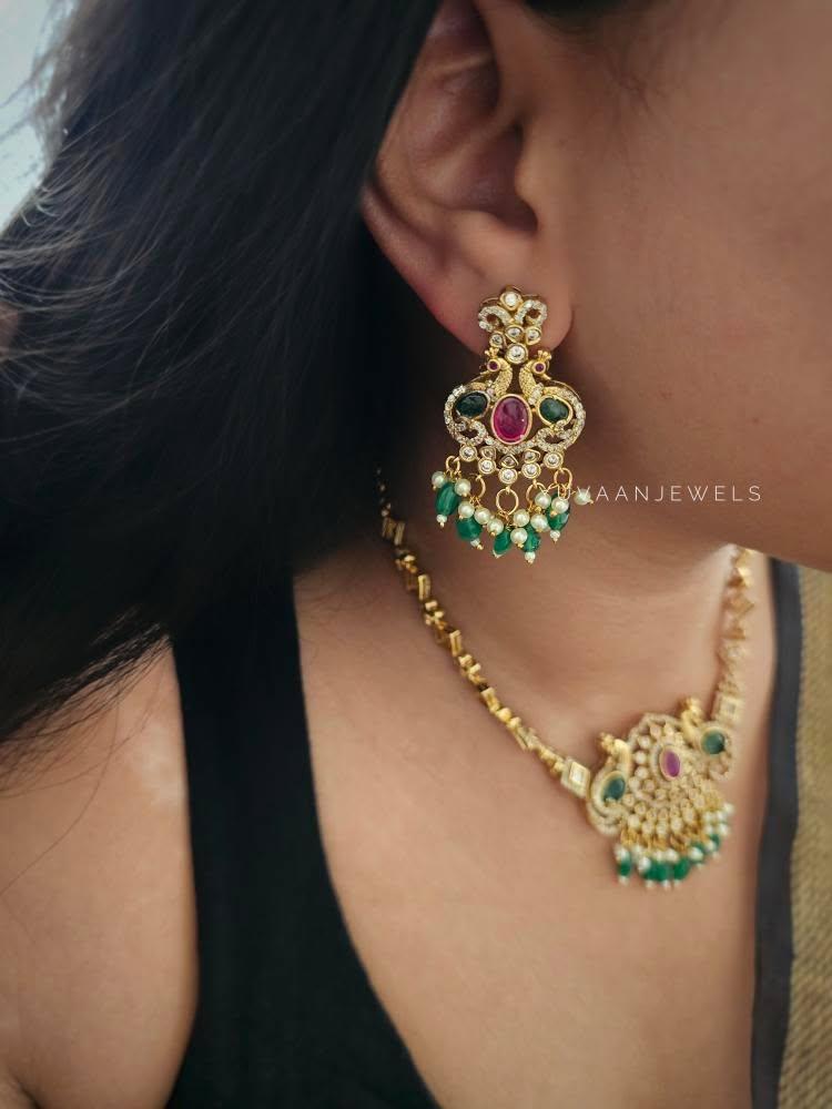 Kamari polki necklace Thumbnail