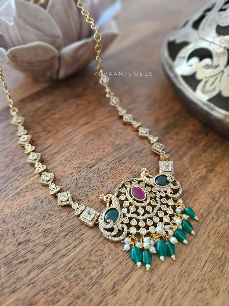 Kamari polki necklace Thumbnail