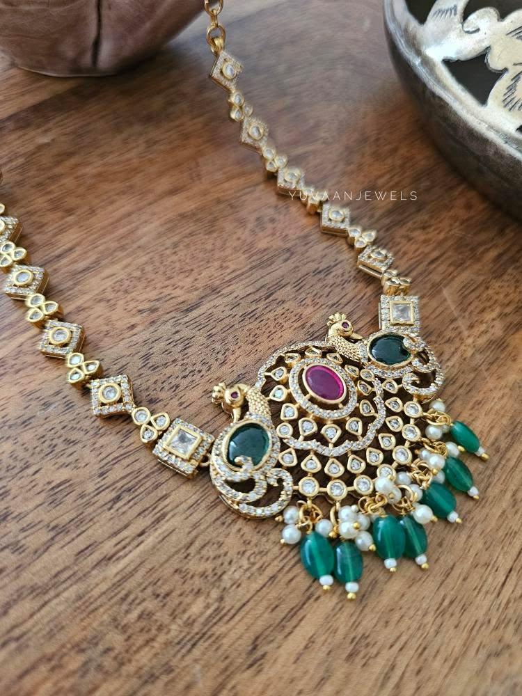 Kamari polki necklace Thumbnail