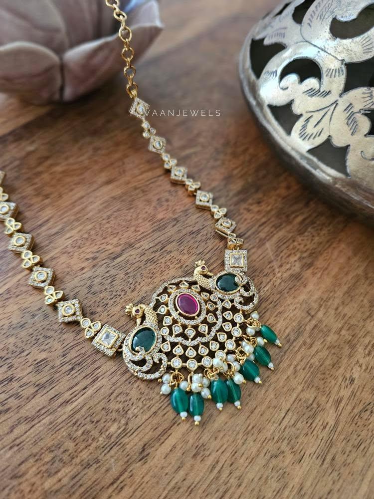 Kamari polki necklace Thumbnail