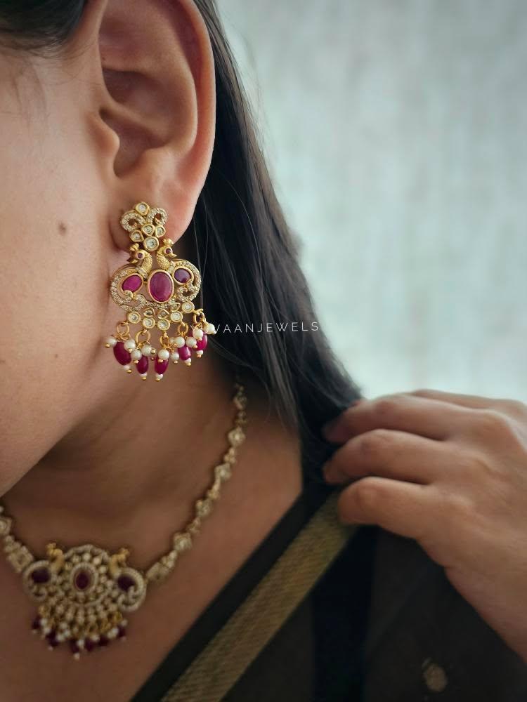 Kamari polki necklace Thumbnail