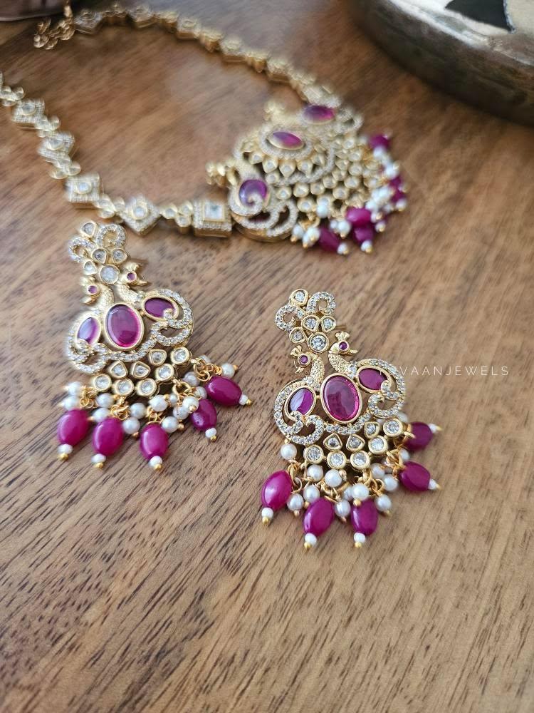Kamari polki necklace Thumbnail