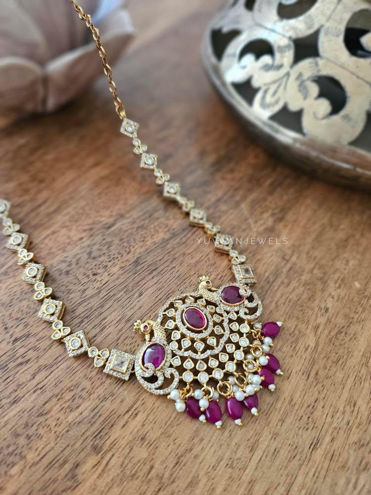 Kamari polki necklace Thumbnail
