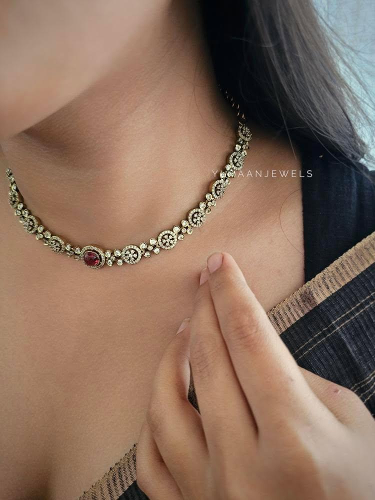 Sora polki necklace Thumbnail