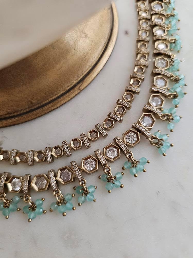 Yura polki necklace Thumbnail