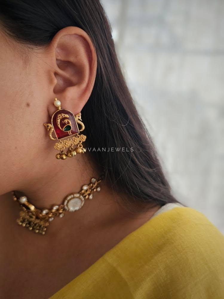 Vedh handcraft gold choker Thumbnail