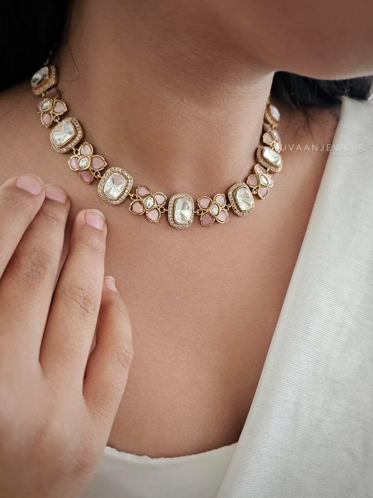 Katha polki choker/Necklace Thumbnail