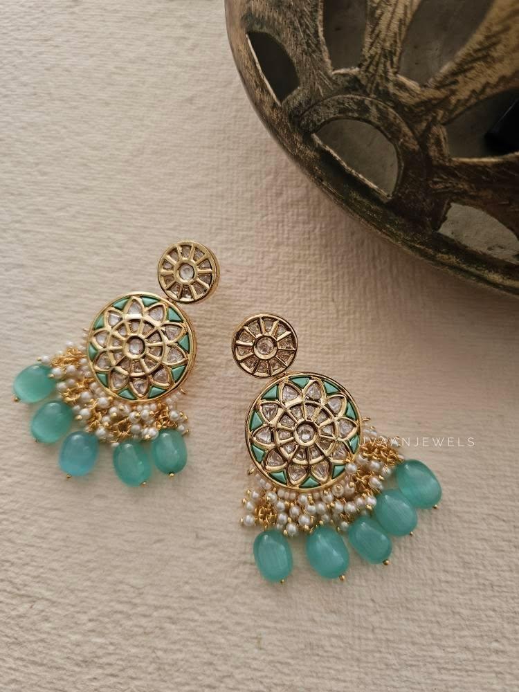 Vidhushi pearl and polki choker Thumbnail