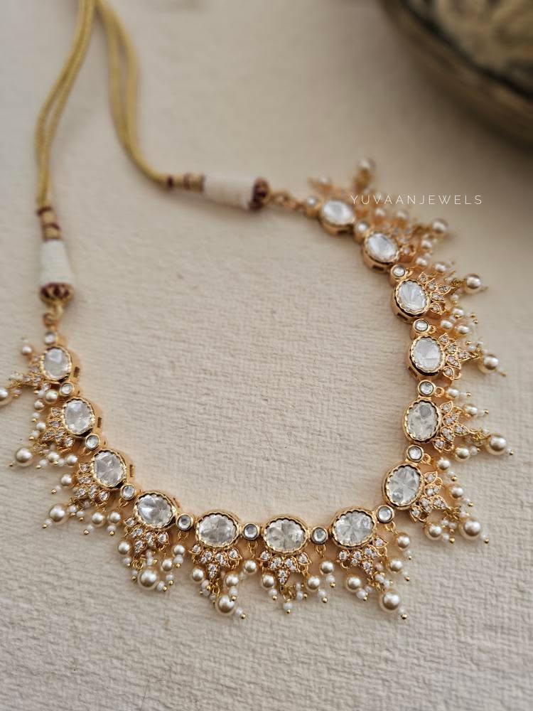 Purvi polki necklace Thumbnail
