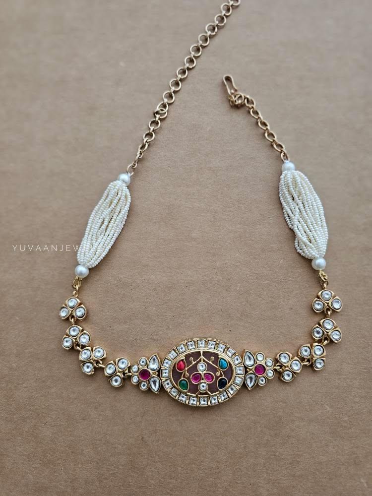 Amreet pearl choker Thumbnail